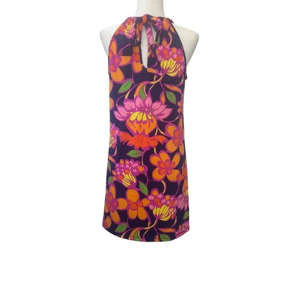 Trina Turk Juju Halter Sundress Bright Colors Ladies Size SMALL Colorful Summer - Picture 3 of 11